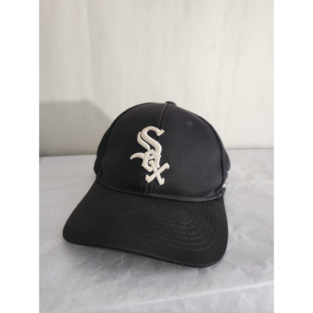Chicago White Sox Youth Baseball Cap OC Sports Black Team MLB Embroidered Hat